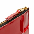 Comme des Garçons Wallet SA8100RH Reversed Hem Wallet in Red 