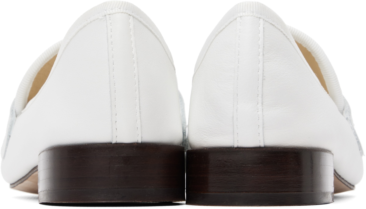Repetto White Michael Loafers