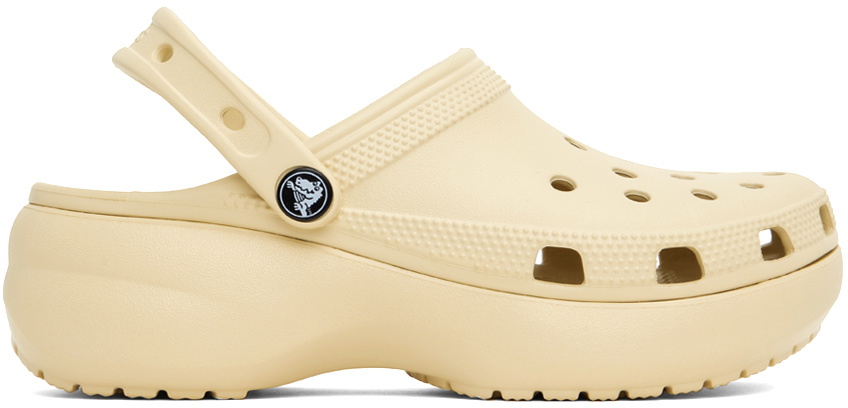 Crocs Off-White Classic Platform Clogs