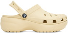Crocs Off-White Classic Platform Clogs