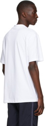 Moncler White Logo Print T-Shirt