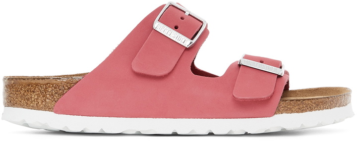 Photo: Birkenstock Pink Nubuck Narrow Arizona Sandals