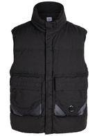 C.P. Company Eco Chrome E-mixed Quilted Gilet Black