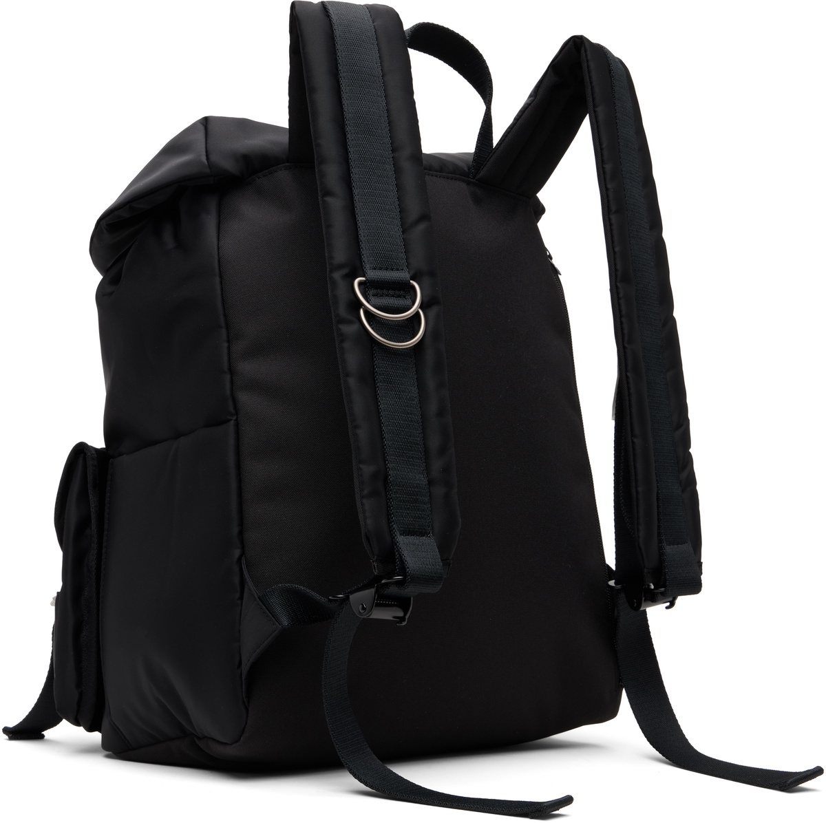 sacai Black Nylon Backpack