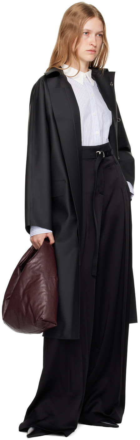 KASSL Editions Black Original Below Rubber Coat