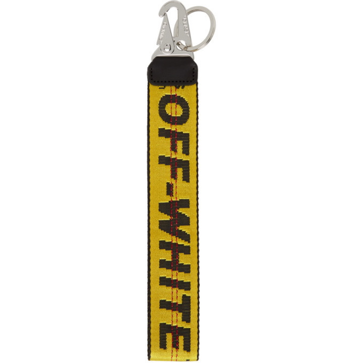 Photo: Off-White Yellow Classic Industrial Keychain