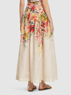 ZIMMERMANN - Alight Basque Linen Midi Skirt