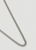 Curb Chain Necklace in Silver