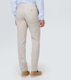 Orlebar Brown 007 Griffon linen straight pants