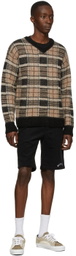 Noon Goons Black Cotton Shorts