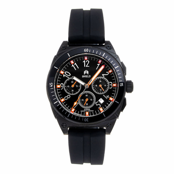 Photo: Shield Sonar Black Dial Mens Watch SLDSH113-5
