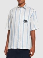 ETRO - Logo Striped Short Sleeve Shirt