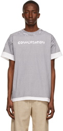 NOMA t.d. Grey Brain Dead Edition Cotton T-Shirt