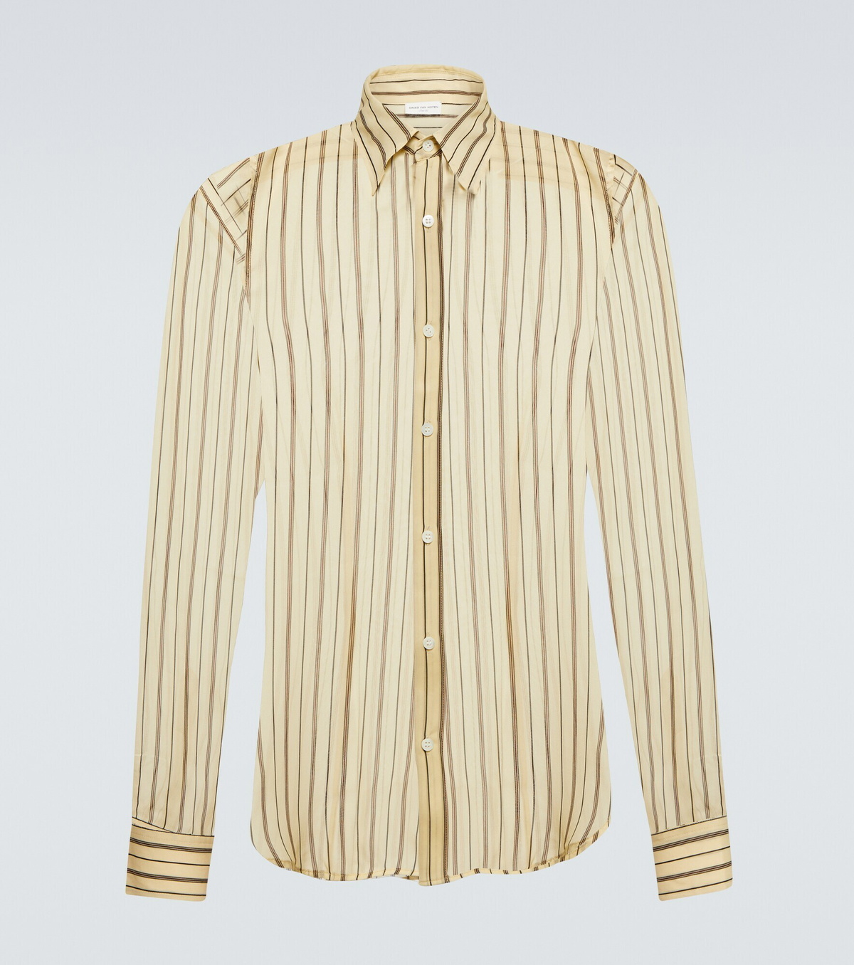 Dries Van Noten - Striped georgette shirt Dries Van Noten