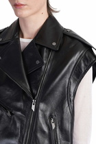 Salvatore Santoro Biker Jacket In Black Leather