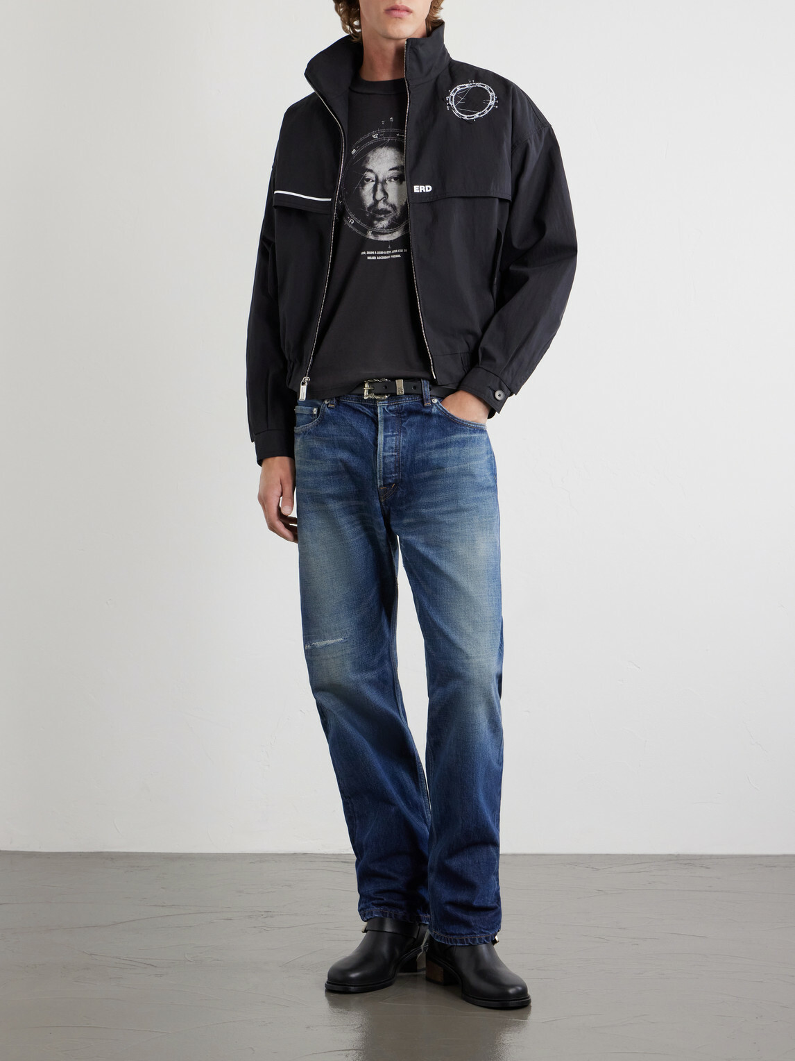 Enfants Riches Déprimés - Serge Printed Cotton-Jersey T-Shirt - Black