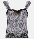 Valentino Lace sheer top