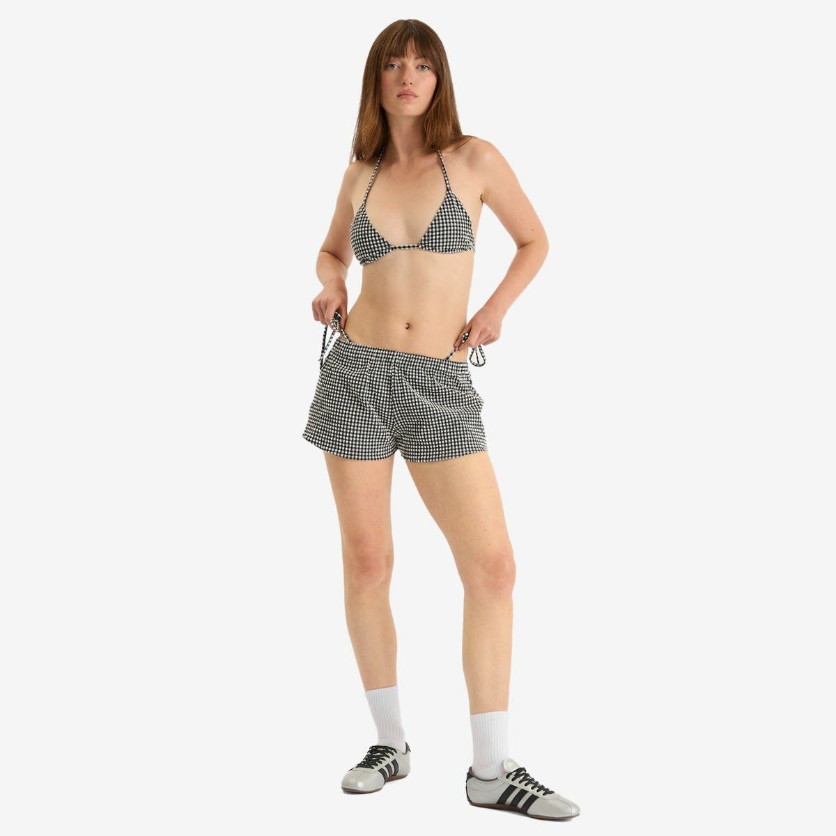 Hunza G Women's Runner Shorts in Black