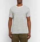 rag & bone - Striped Cotton-Blend Jacquard T-Shirt - Ivory