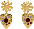 Mondo Mondo Gold Tropicana Earrings