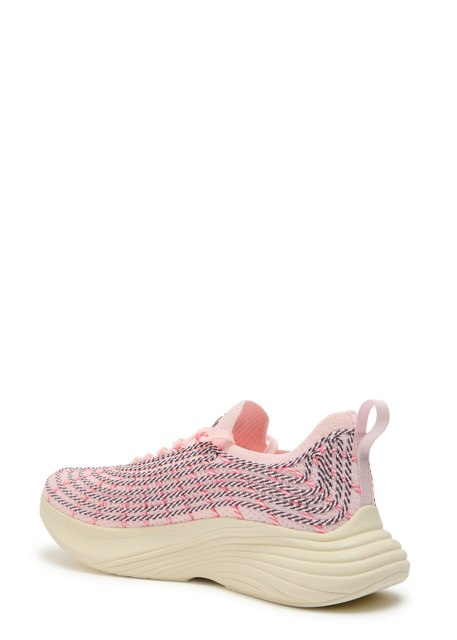Athletic Propulsion Labs Zipline Embroidered Knitted Sneakers Light Pink