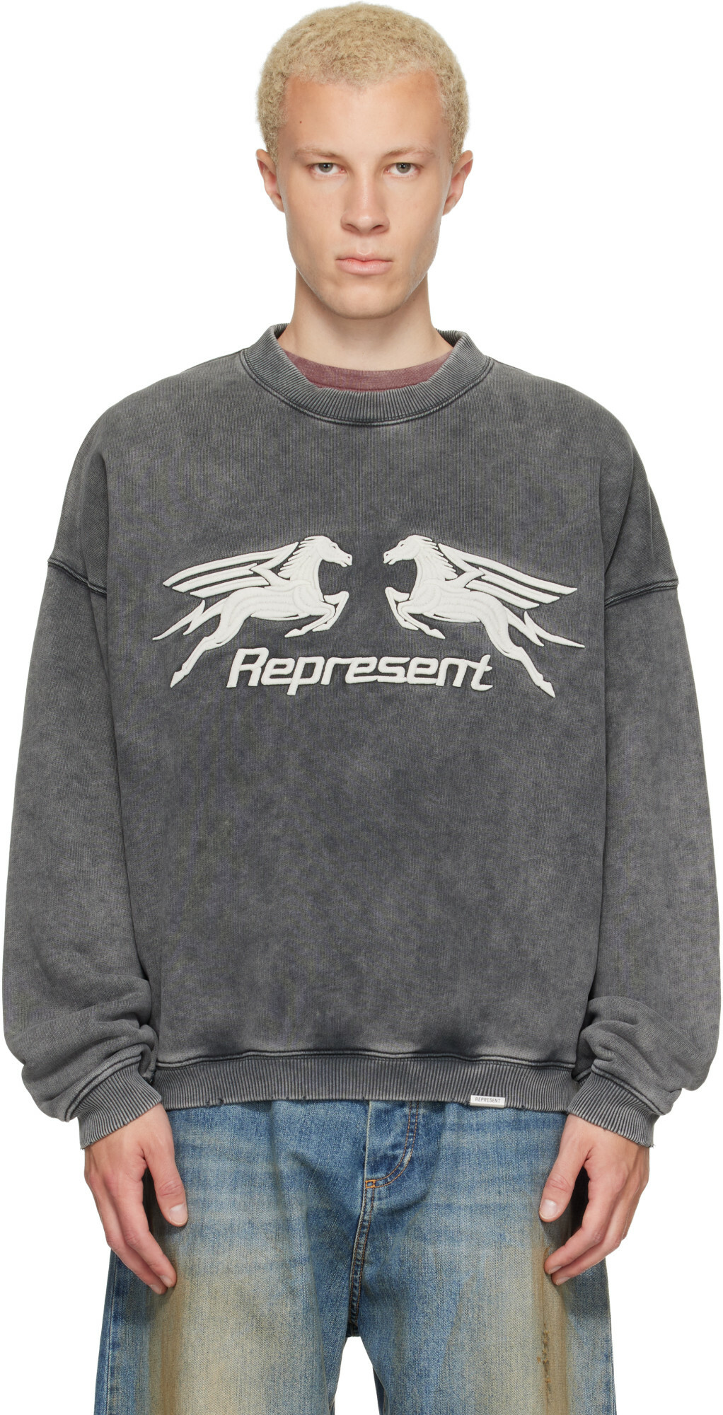 Represent Gray Pegasus Sweatshirt