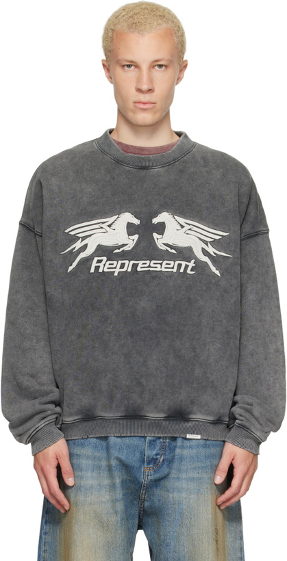 Photo: Represent Gray Pegasus Sweatshirt