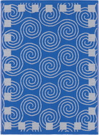 Dusen Dusen Blue & White Terry Dish Towels, 4 pcs