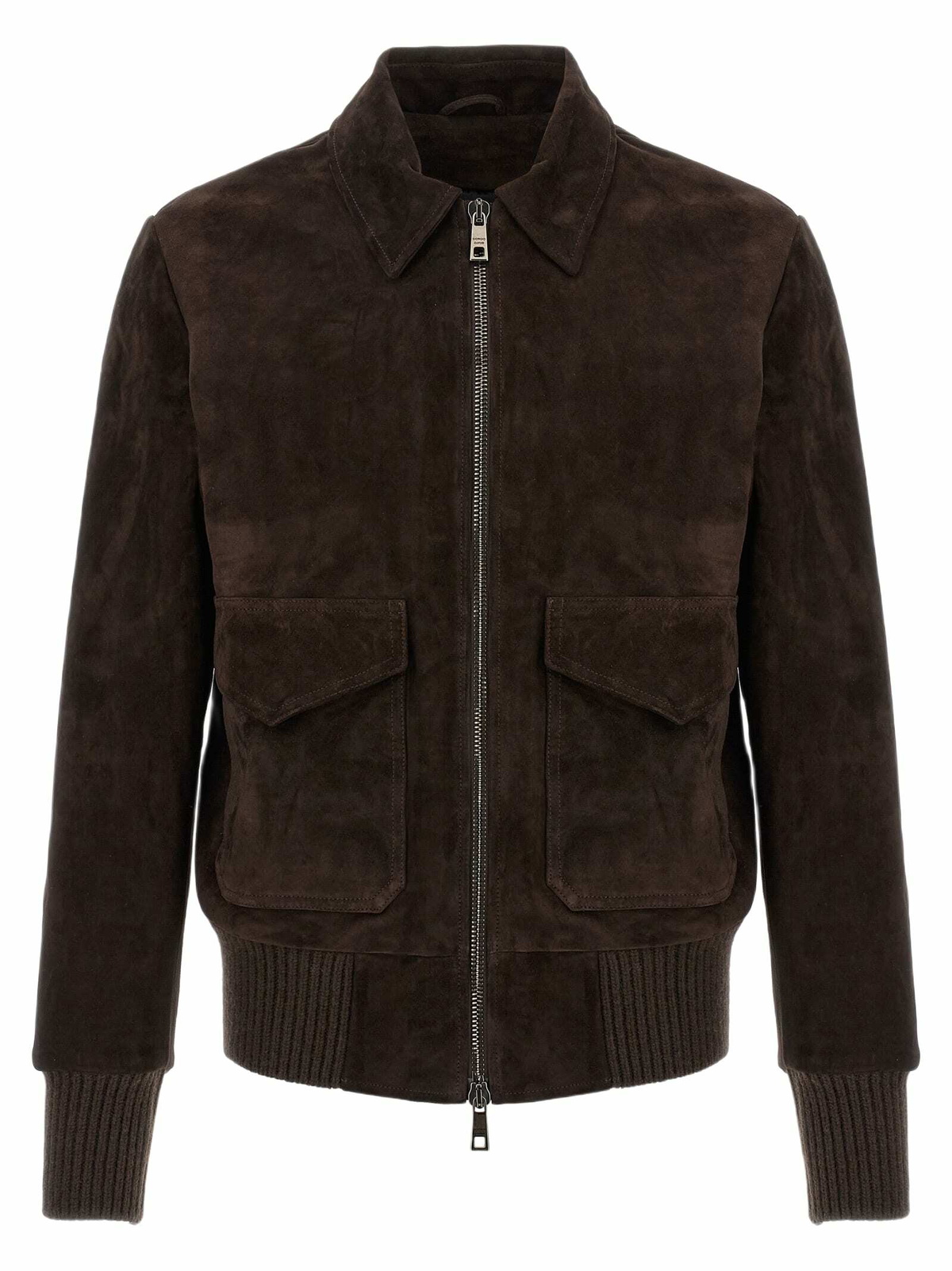 GIORGIO BRATO Brushed Leather Bomber Jacket Giorgio Brato GIORGIO BRATO Brushed Leather Bomber Jacket Giorgio Brato