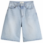 DUNST Women's Denim Shorts in Light Blue