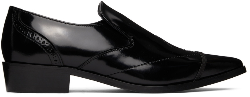 Stefan Cooke Black Pointy Single Loafers Stefan Cooke