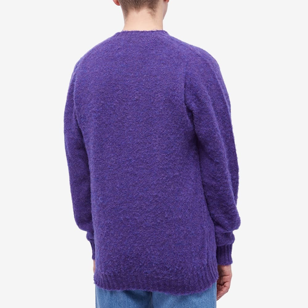 Howlin by Morrison Men's Howlin' Shaggy Bear Crew Knit in Violet