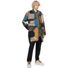 By Walid Multicolor Cashmere Repatch Miro Cardigan