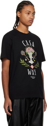 Casablanca SSENSE Exclusive Black 'Casa Way' T-Shirt