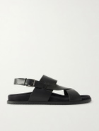 Dolce&Gabbana - Buckled Leather Sandals - Black