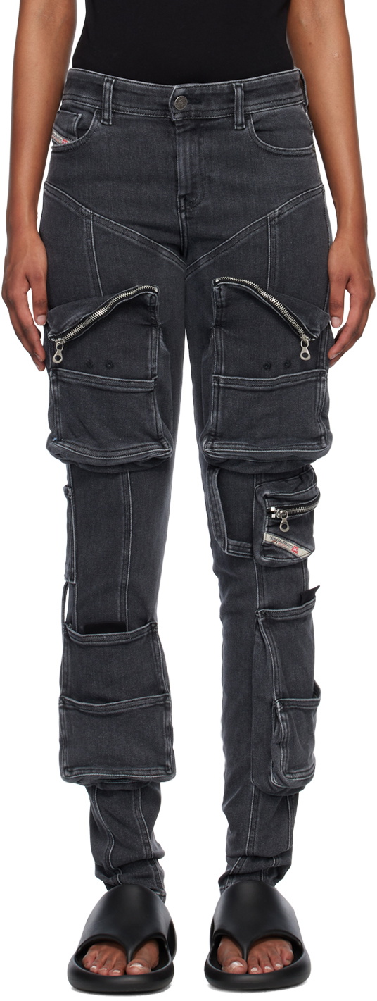 Diesel Black 1984 Slandy-High 09f27 Jeans Diesel