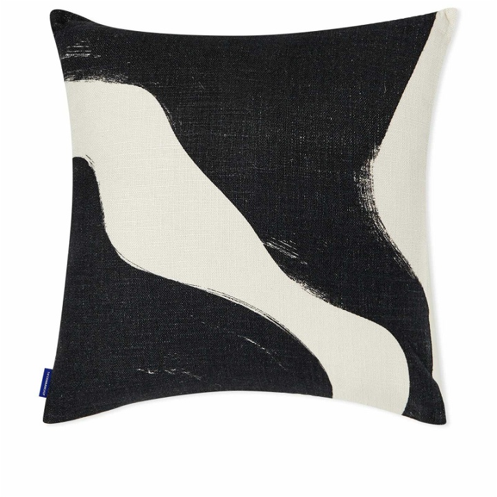 Photo: The Conran Shop Wave Print Cushion in Black