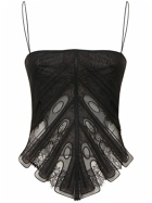 DION LEE - Chantilly Lace Strapless Corset Top