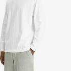 Lady Co. Men's Tripanel Long Sleeve T-Shirt in White
