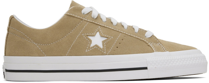 Photo: Converse Khaki One Star Pro Sneakers