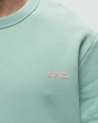 A.P.C. Sweat Boxy Petit Vpc Green - Mens - Sweatshirts
