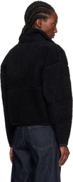Canada Goose Black Simcoe Zip Up Fleece Sweater