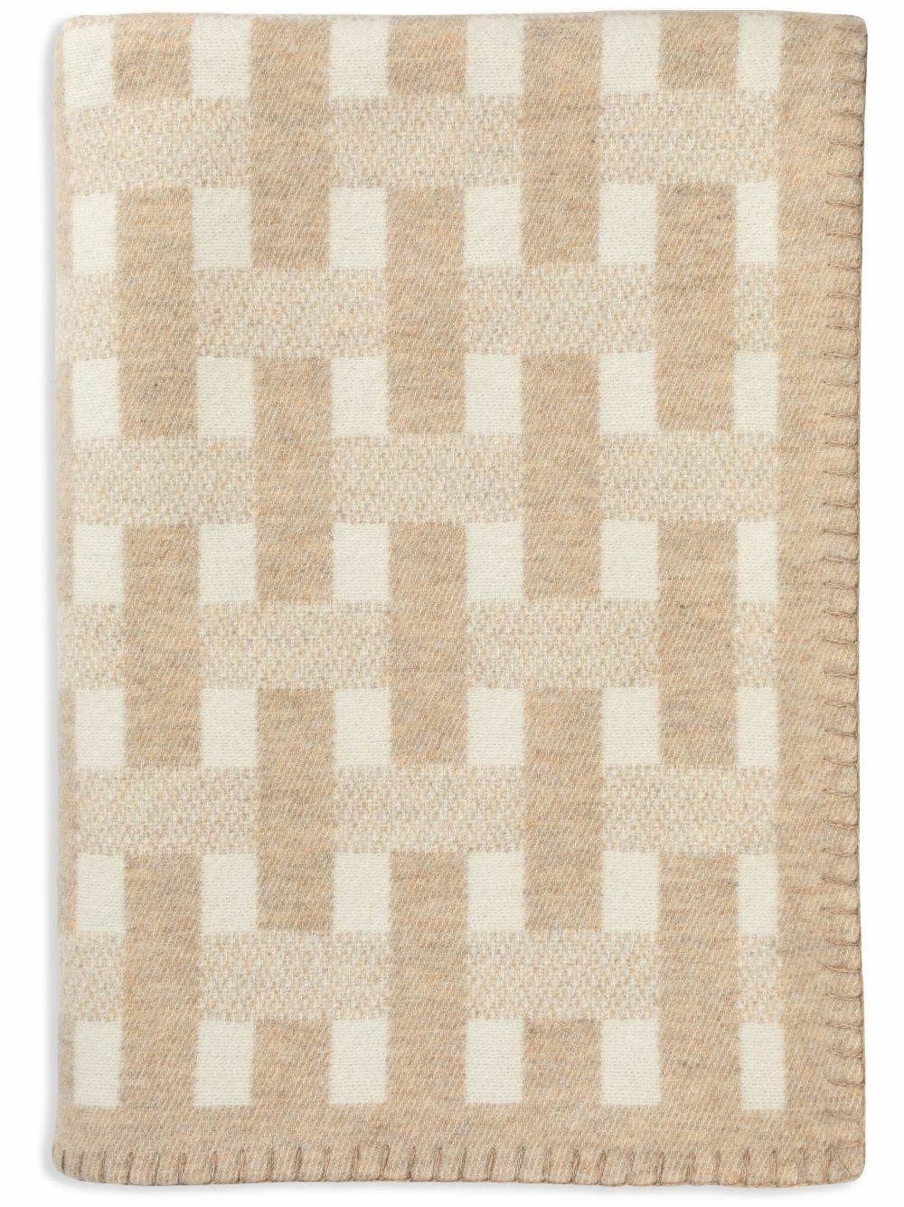 Johnstons Of Elgin Stitched Basketweave Throw