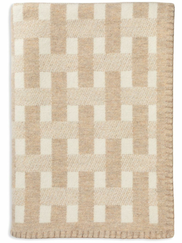 Photo: Johnstons Of Elgin Stitched Basketweave Throw