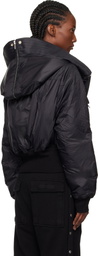 Rick Owens DRKSHDW Black Concordians Cropped Alice Bomber Jacket