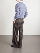 CELINE - Wool and Cashmere-Blend Sweater - Blue