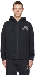 Boss Navy Russell Athletic Edition Zip-Up Sweater