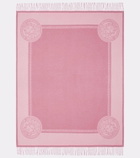 Versace Home Icon fringed silk and cashmere blanket