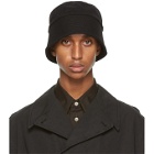 Lemaire Black Navy Bucket Hat