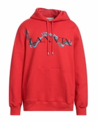 Lanvin Mens Sweatshirt in Red